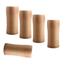 5 Pack Natural Solid Wooden Cup,Handmade Nordic Style Wood Cup,Outdoor Cup