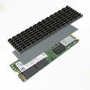 For NVME M.2 NGFF PCI-E SSD Pure Aluminum Cooling Cooler Heatsink Therm ghj qwe