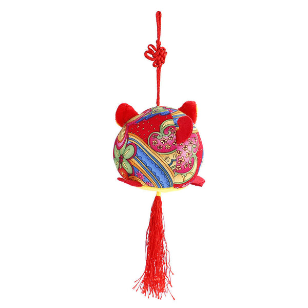 Mascot chinese knot flower pip lush pendant jubilation for kids plush toydollME