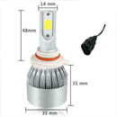 Combo 9005 + H11 + 9006 LED Headlight Kits Hi Beam B7Y3 585000LM Low G1W8 6 M9E3
