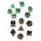 14 Pieces Acrylic Polyhedral Dices Die For Party Casino Bar Club Game Props