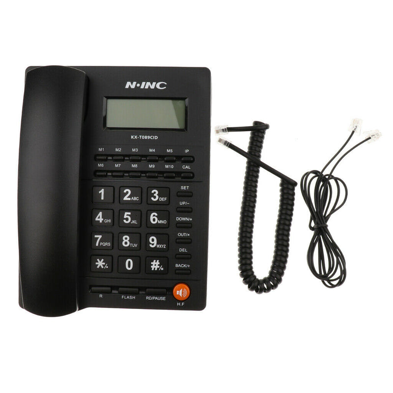 Corded Phone Landline Telephone with Speaker, Caller ID,Redial Callback