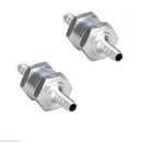 2pcs 6MM Non-Return One Way 1/4 Inch Air Fuel Oil Check Valve crude oil eng R5Q3