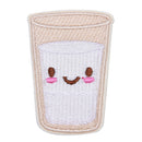 Smiling Milk Patch for Clothes Iron On Sewing Embroidered Applique Clothes OZ