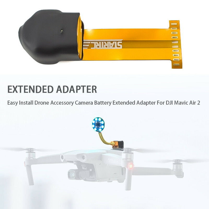 Easy Install Outlet Battery Extended Adapter Drone Accessory for DJI Mavic Air 2