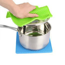 New Pot Holders Set of 4PCS Silicone Trivets Multi-Purpose Hot Pads Useful CVJ
