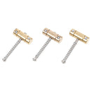 3Pcs Brass guitar bridge compensated saddles for guitar accessor Bj