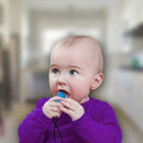 Baby Teething Silicone Blocks Teether Necklace Molar Sticks Children Biting