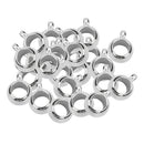 100x European Jewelry Connector Bails Beads fit Necklace Bracelet Pendant