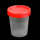 120ml 4oz Plastic Graduated Measure Specimen Cup Sterile Container w/ Lid