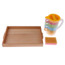 Montessori Basic Pouring Kit Wooden Toys for Preschool Teaching Education