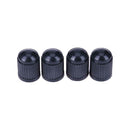 100pcs Car Truck Bike Tire Wheel Air Valve Stem Caps Dust Covers (Black)