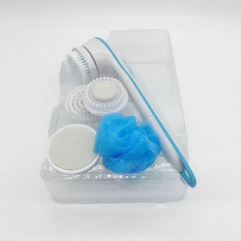 5in1 Electric Home Cleaning Bath Massage Shower Brush Clean System Bath Bru L3B8