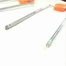2pcs/pair Orange Color Auto Car Audio Video Stereo Radio Removal Tools Key