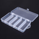 17.5*9.2*3cm 5Compartments Fishing Lure Bait Hook Tackle Storage Box Case