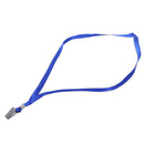 5 Pieces Clip Metal Blue Lanyard Neck Strap for Card Holder H1K4