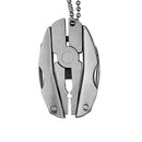 Mini Folding Outdoor Multi-function Pliers Screwdriver Keychain Pocket Tool