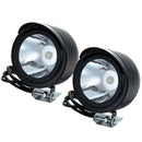 2X Universal Motorcycle Motorbike LED Front Spot Light Headlight Head Lamp new
