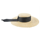 Women Classical Wheat Straw Hat Summer Cap Large Wide Brim Sun Hat Elegant