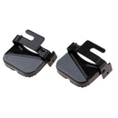 2x Bike Rear Seat Pedals Footrests Set For Mountain Road Child  Parts