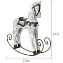 Modern Europe Style Trojan Horse Statue Wedding Decor Wood Horse Retro Home S9X4