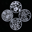 8 Pieces Window Home Decoration Flower Pictures DIY Tools Scrapbooking Album