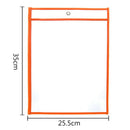 12pcs Reusable Dry Erase Pockets Ticket Holder Assorted Colors 10x14 inch