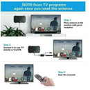 960 Mile Digital Skywire 4K 1080P Antena Cable HDTV Amplifier 5V For Indoor