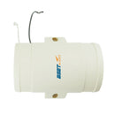 3" White ABS In-Line Marine Bilge Air Blower Fan Leaf 12V 145 CFM Quiet Yacht