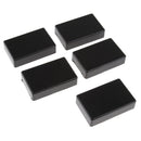 5Piece Plastic Waterproof Box Junction Case for Electronic Module/wire Black