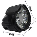 1Pc 6-LED White Motorcycle Car Headlight Spot Light DRL Driving Fog Lamp OZ