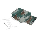 Canvas Truck Hood Cover Cloth For WPL B24 B16 1/16 Vehicle Rock Crawler Part