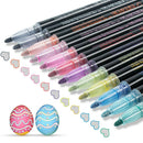 24x Double Line Outline Pens Writing Drawing Painting Pens Scrapbook Card Making