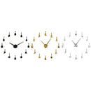Guitar Variety Music Diy Giant Wall Clock Music Room Decoration Frameless B H3I2