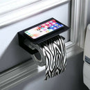 Bathroom Single Layer Mobile Phone Rack Toilet Paper Towel Holder Sus304 St