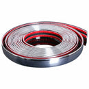 20mm 5m Chrome Car Styling Moulding Strip Trim Self Adhesive Crash Protecto