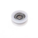 New 4*15*6mm U Groove Metal Shield Nylon Pulley Wheels Roller Ball Bearings  JR