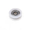 New 4*15*6mm U Groove Metal Shield Nylon Pulley Wheels Roller Ball Bearings  JR