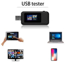 10 in 1 Digital DC USB Tester Current Voltage Charger Voltmeter (Black) A