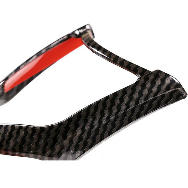 Carbon Fiber Steering Wheel Frame Decoration Cover Trim for BMW M3 M4 M5 X5 R3I1