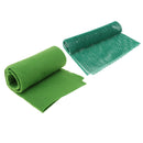 2 Pcs Green Reptile Carpet Fiber Pet Mat For Lizards Waterproof Pad 60cm