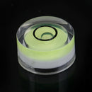 5Pcs mini round bubble spirit degree mark surface level ruler measuring lj