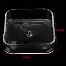 2x Aquarium Fish Tank Shrimp Feeding Food Dish Tray Feeder Container Square