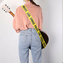 Guitar Strap Belt for Acoustic Electric Guitar Instrument Parts (Yellow) A
