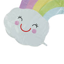Rainbow Smile Cloud Birthday Party Wedding Decor Aluminum Foil Balloons JR