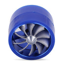 Car Auto Supercharger Air Intake Turbo Fan Turbine Fuel Gas Saver Fan Universal