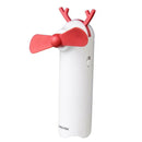 Cartoon Deer USB Rechargeable Handheld Small Fan Mini Portable Fan (1pc) A