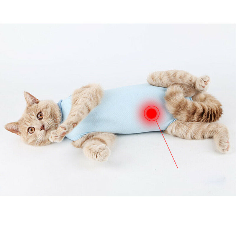 2x Professional Recovery Suit for Cats & Dogs Protect Wounds and Skin