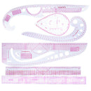 6pcs Sewing French Curve Measure Rulers For Clothing Sew Dressmaking Tailor