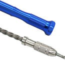 11Pcs Twist Drill Bit Spiral Hand Semi Automatic Pin Vise Keyless Chuck Dri